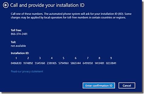 Activation de windows product id non disponible server 2012